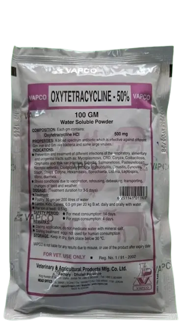 OXYTETRCYCLINE 50% 100G VAPCO